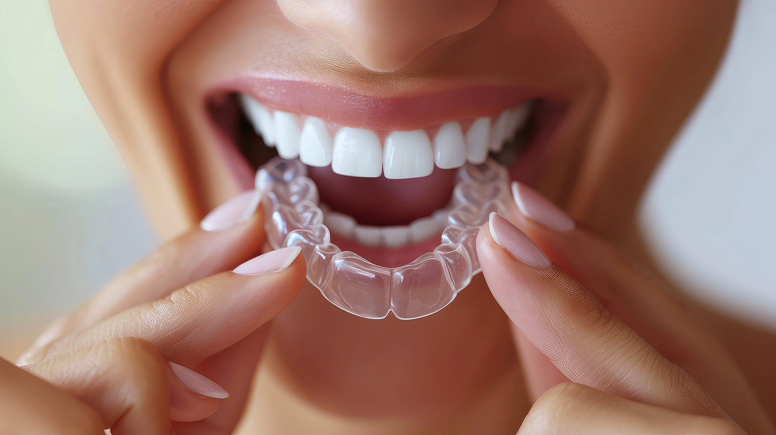 smiling with clear aligners - Chesterfield Dental Studio